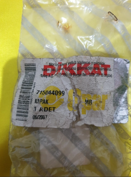 resimler/genel/Arka tampon Çeki Demir Kapağı Marea  orjinal OPAR 715044099